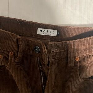 Motel Rocks Brown Corduroy Pants